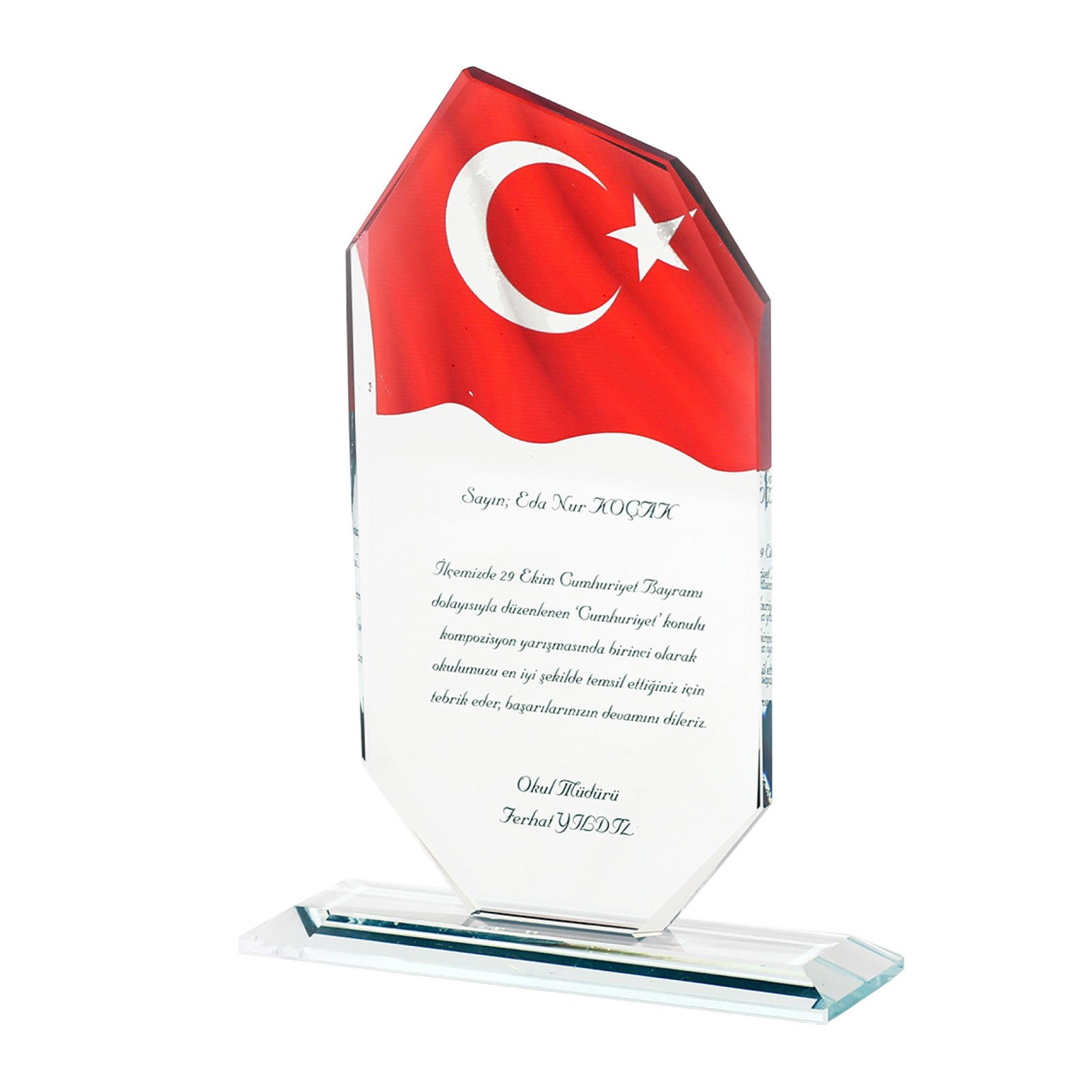 OSKAY KRİSTAL PLAKET